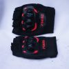 Motorcycle Synthetic Leather Half Finger Hand Gloves for Pro Biker